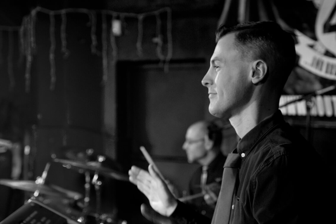 The Decades Band keyboard player